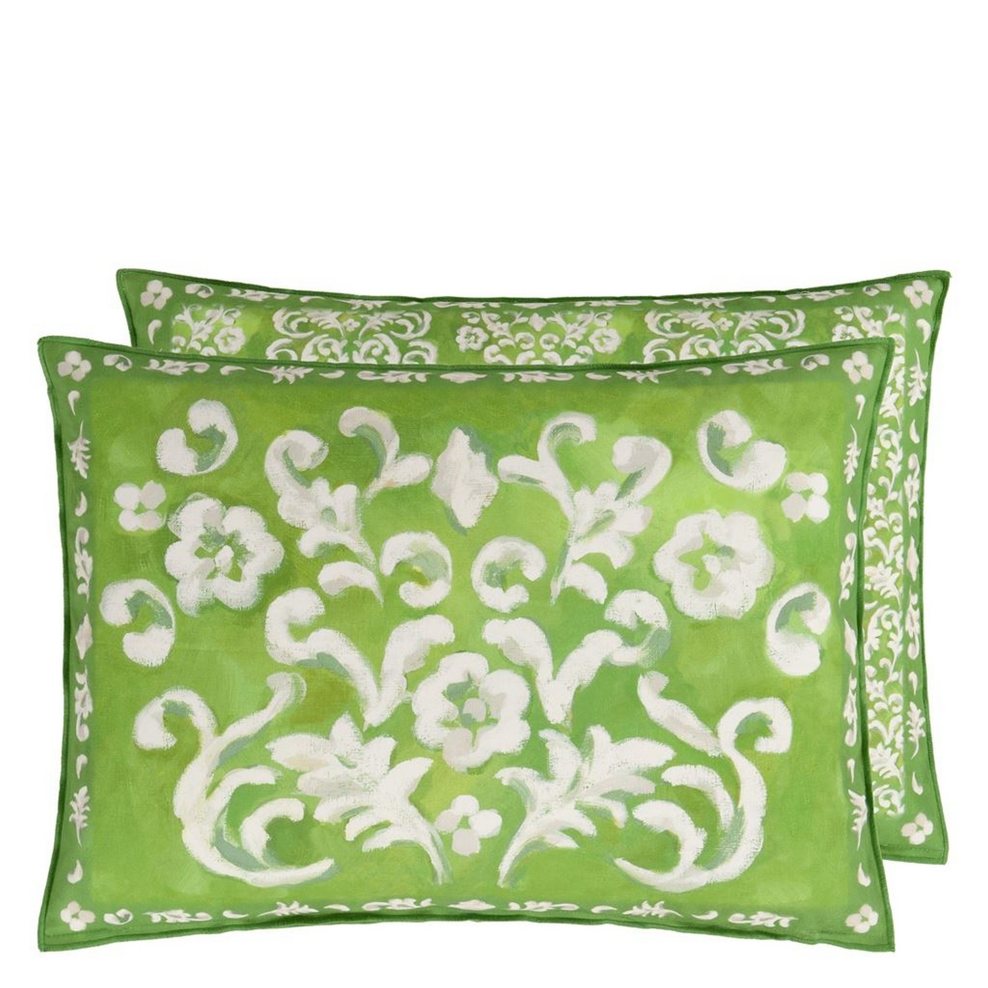 Isolotto Cushion By Designers Guild In Grass Green